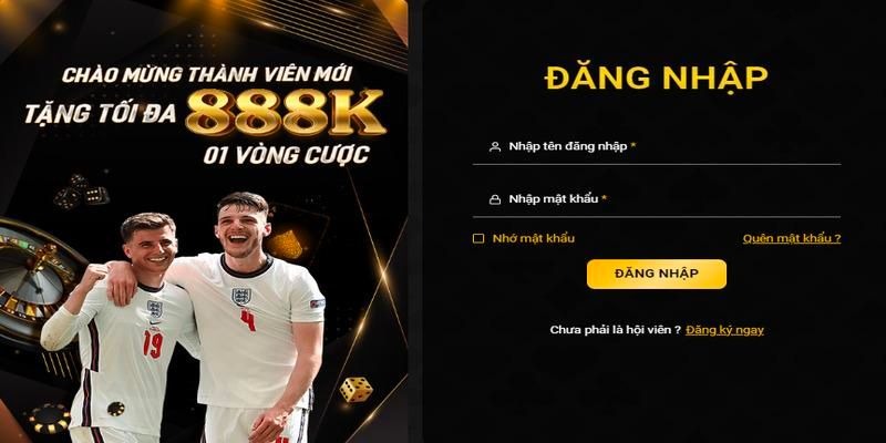 Cần nhập thông tin chính xác để đăng nhập tại 888B được thuận lợi