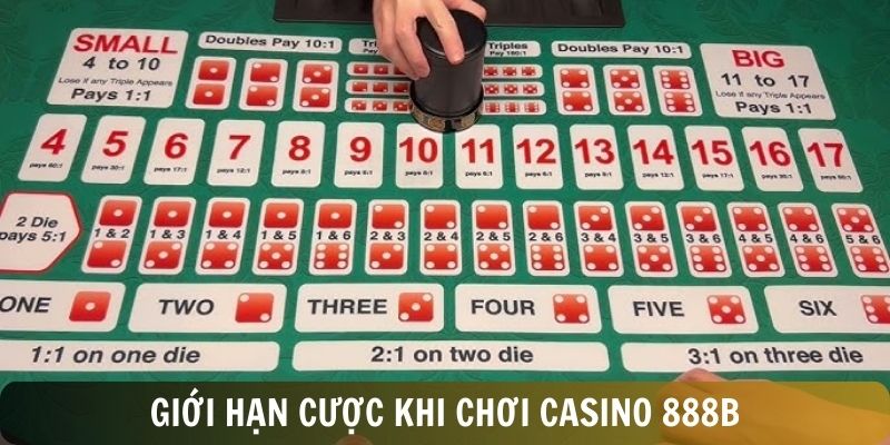 Tùy từng game sẽ có giới hạn đặt cược khác nhau