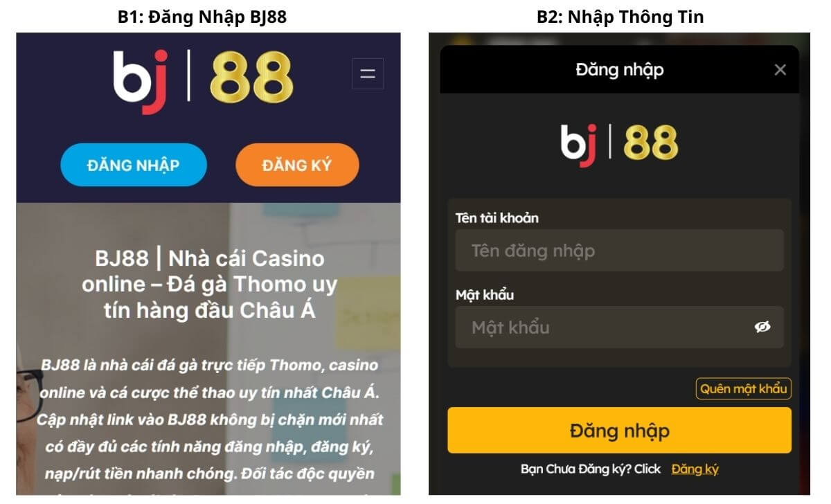 Cách đăng nhập BJ88 không bị chặn