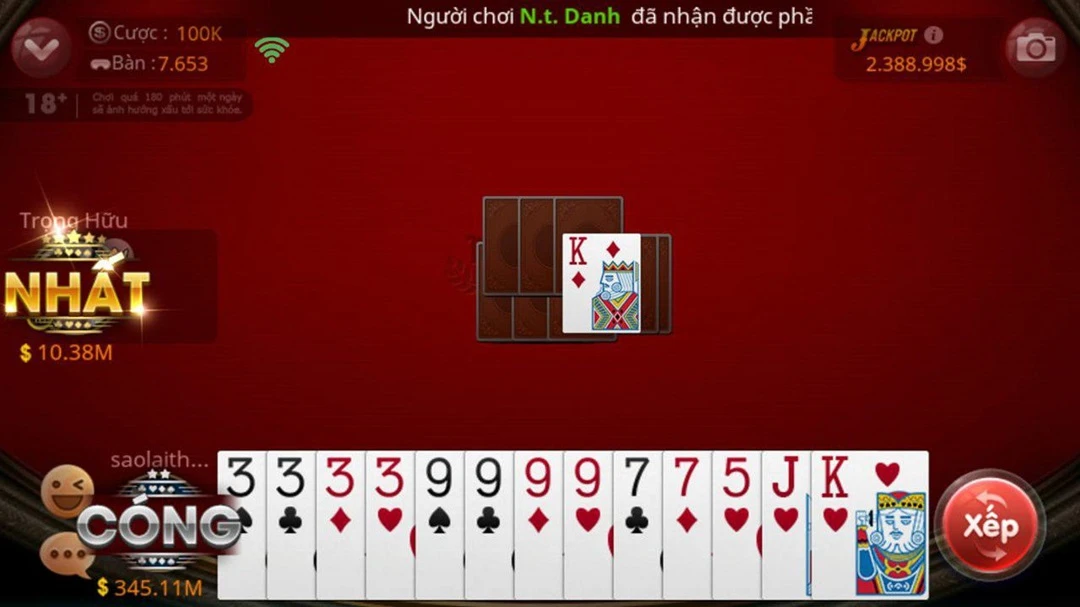 Game bài tiến lên đổi thưởng và thuật ngữ cần biết