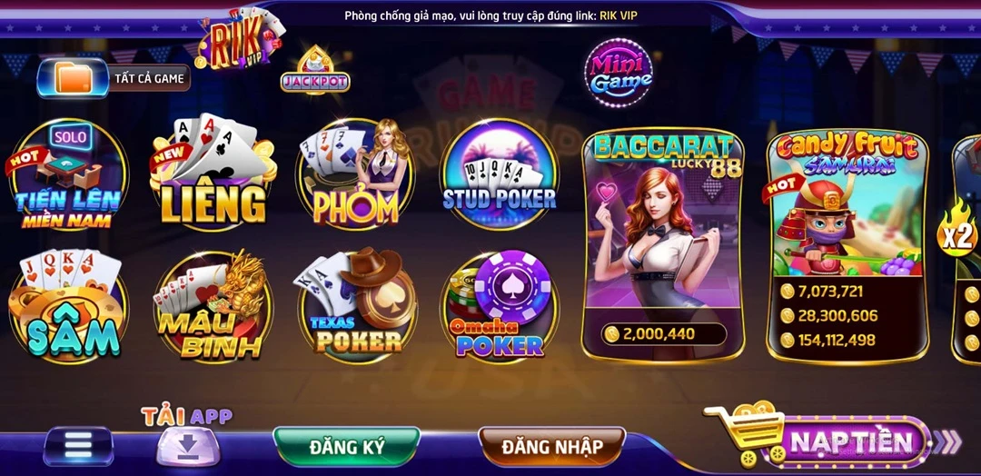 Chơi game bài xì tố online tại Rikvip đã quá quen thuộc với game thủ