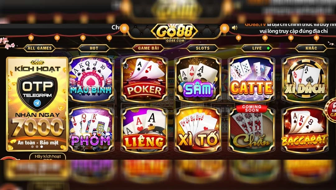 Go88 cổng game chơi sâm lốc nhận thưởng lớn