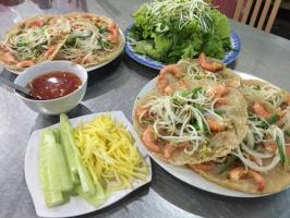 Địa chỉ thưởng thức bánh xèo tôm nhảy ngon nhất tại Bình Định