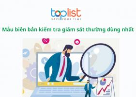 Mẫu biên bản kiểm tra giám sát thường dùng nhất